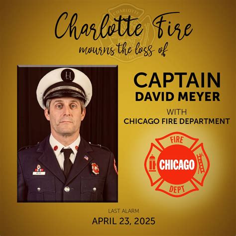 Charlotte - Charlotte Fire mourns the loss of Chicago Fire Department ...