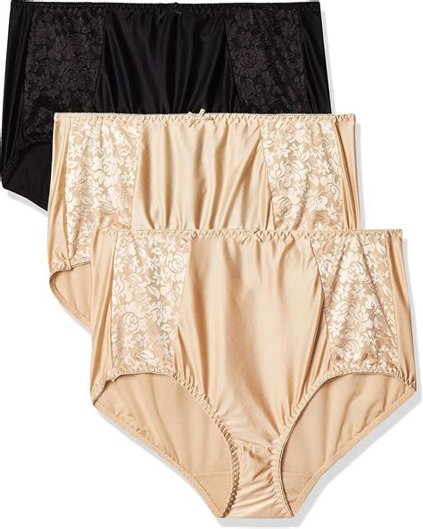 Bali Women's Double Support Brief 3-Pack Underwear at Amazon Women’s Clothing store