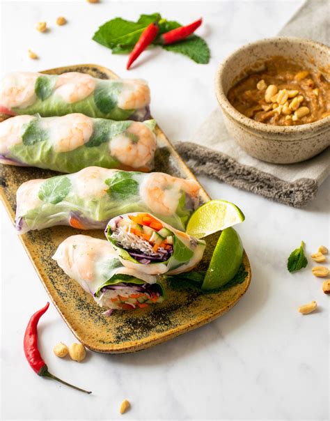 Image result for Vietnamese Fresh Spring Rolls