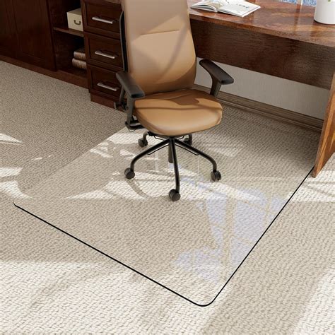 Amazon.com : Clear Office Chair Mat for Carpet 1.5mm Chair Mat for ...
