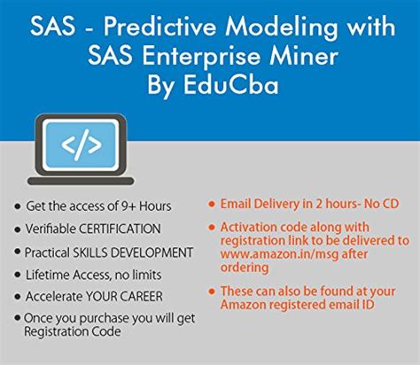 SAS - Predictive Modeling with SAS Enterprise Miner By EduCBA ( Email ...