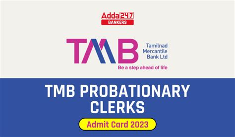 TMB Admit Card 2023, Check Call Letters for Probationary Clerks
