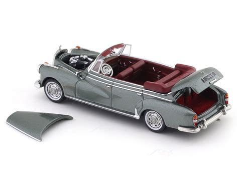 1959 Mercedes-Benz 300D grey 1:64 GFCC diecast scale model miniature ...