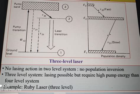 78. nd-yag laser is an example of a 4-level laser whereas ruby laser is ...