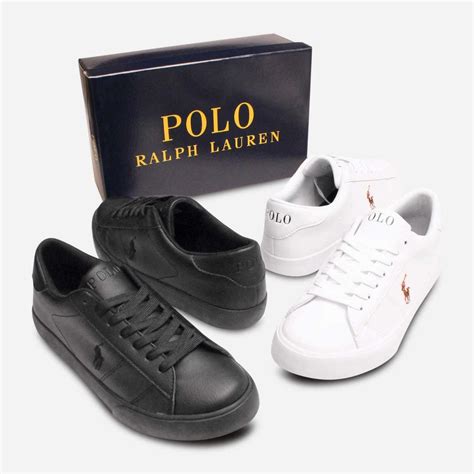 Ralph Lauren All White Designer Childrens Lace Up Shoes