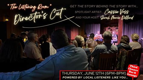 “The Listening Room: Director’s Cut” (Episode #9) Spotlighting The ...