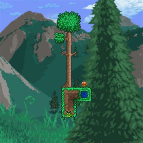 Skyblock Challenge map for Terraria - Terraria-Game.com