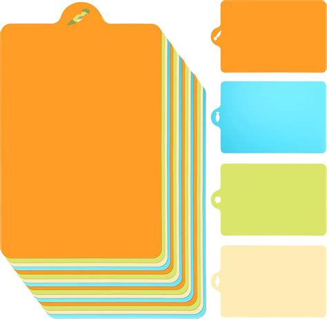 Amazon.com: 20 Pcs Flexible Cutting Board Mats Plastic Cutting Mats Non ...