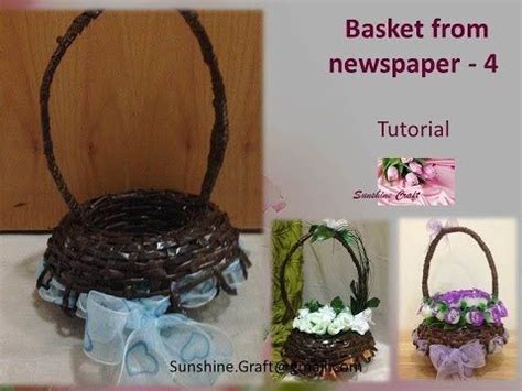 Image result for Basket Using Newspaper