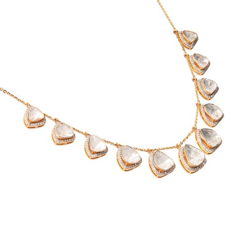 The Charming Polki Diamond Necklace - Shop Now – Polki Stories by ...