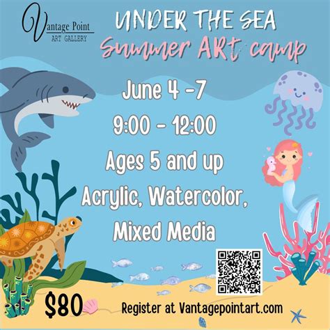 Art Camp "Under the Sea", Vantage Point Art Gallery, Gainesville, 4 ...