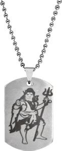 AFH Lord Mahadev with trishul Religious stainless Steel Pendent ...