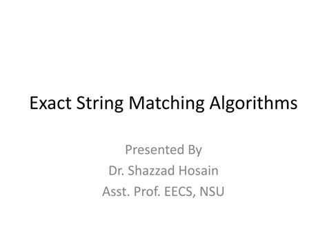 Image result for Exact String Matching