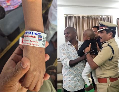 Medaram Jathara QR code wristbands