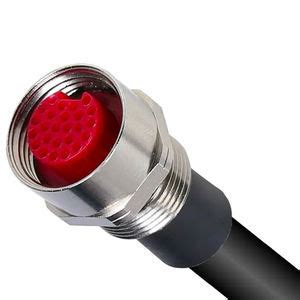 Electrical power supply connector - RELF - PONY SRL - round / M8 / 8-pole