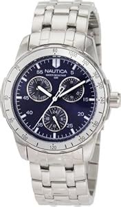 NAUTICA Men's Windseeker Quartz Stainless Steel Casual Watch Color ...