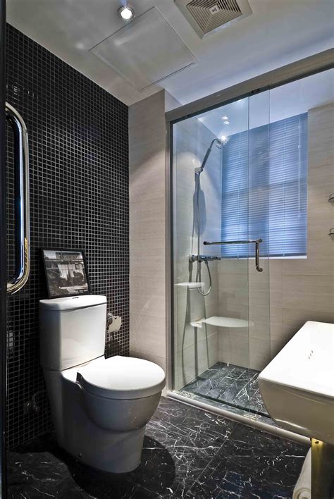 现代风格简约家居卫生间有浴室马赛格瓷砖装修效果图片 – 设计本装修效果图