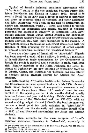 Michael Brecher on Israel (Apr 1961) - The Nehru Archive