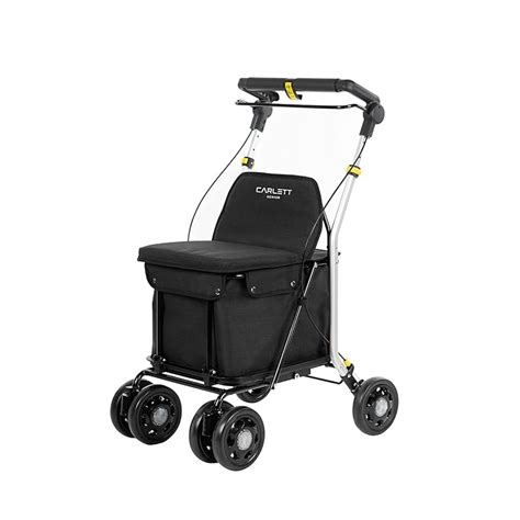 Buy Carlett Trolley with 4 Wheels Plus seat, Lett800 Senior Comfort Pro ...