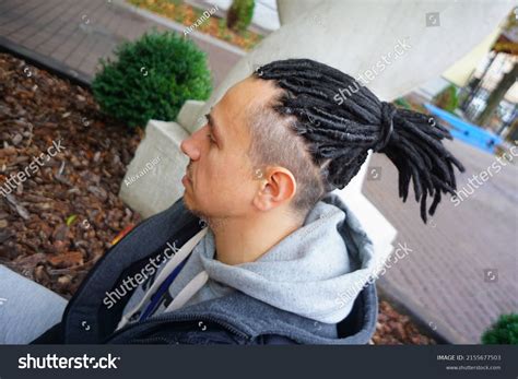 White Guy With Dreads Ponytail