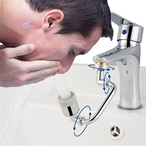 Buy Hibbent Faucet Extender, 1080° Rotating Faucet Aerator, Swivel ...