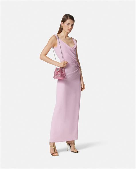 Crystal La Medusa Mini Bucket Bag | VERSACE UK