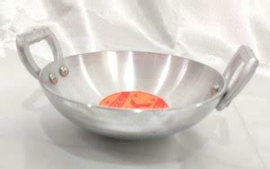 Super HK Aluminium Small Kadhai for Tadka/Frying Kadhai 19.03 cm ...