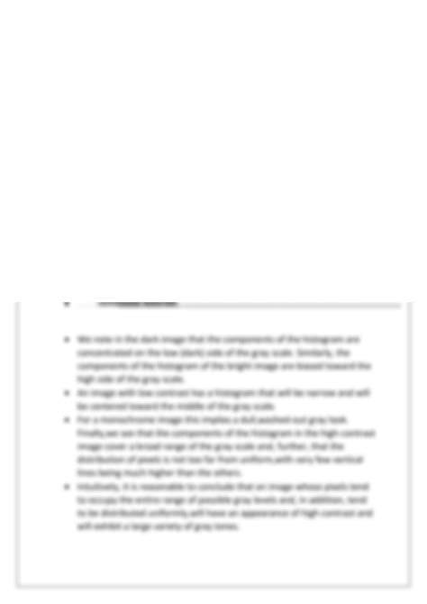 Image result for Histogram Specification Problems Solved in Image Processing