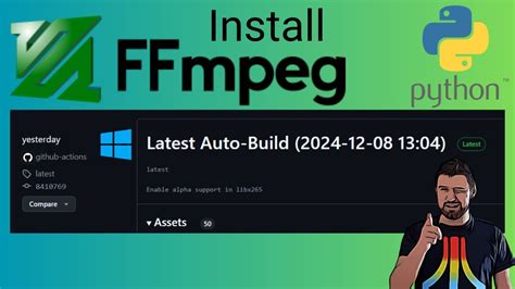 Image result for Python Ffmpeg Install