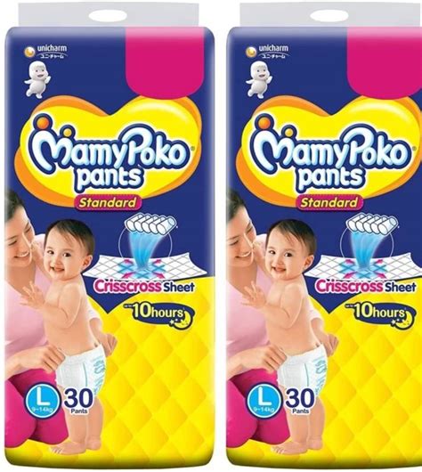 MamyPoko Bk _MamyPoko Pants Standard Diapers, Large size ( pack of 30 ...