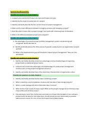 Project Management Test Questions and Answers 的图像结果