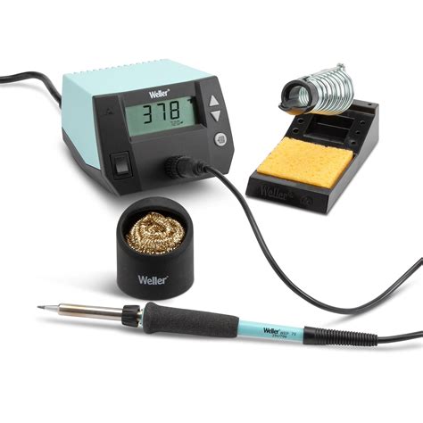 Weller WE1010NA Digital Soldering Station with Brass Sponge Tip Cleaner ...