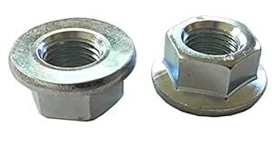 5 M14-1.5 Hexagon Flange Nut - Non-Serrated Class 10 Zinc. DIN 6923 ...