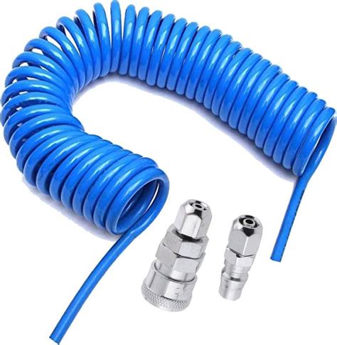 HOSEMART PU COIL 8X5 10MTR + SP20 PP20 Flexible Pneumatic Pipe ...