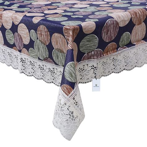 Urbane Home 6 Seater Dining Table Cover|Circle Design & Water Proof PVC ...