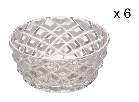 Buy TCM Glass Dessert Bowl, 6-Piece, 0.1 Liters, Service for 6, Clear ...