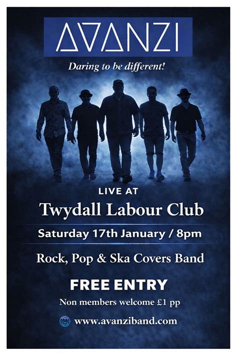 Avanzi at Twydall Labour Club, Twydall Labour Club, Gillingham, 17 ...
