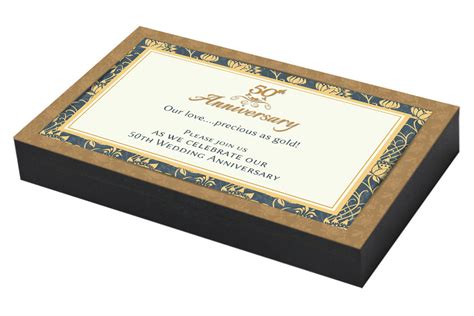 50th Anniversary Invitations - ChocoCraft – CHOCOCRAFT