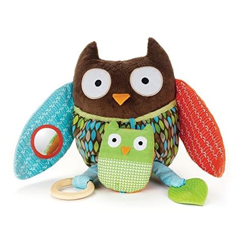 Skip hop Treetop Friends Hug & Hide Owl Activity Toy, Multi Color ...