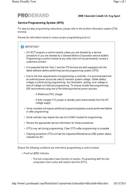 Image result for 2005 Chevy Cobalt Computer Ignition and Body Control Programming