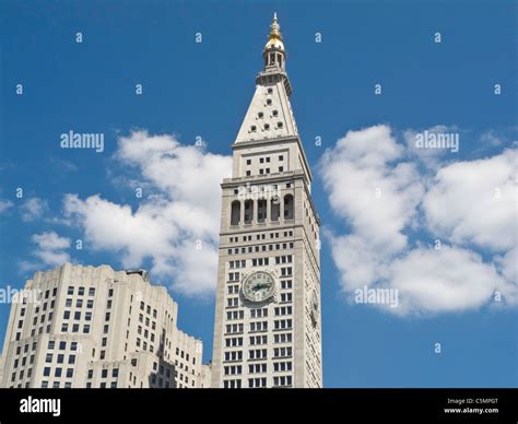 Met Life Tower, 1 Madison Avenue, Madison Square Park, NYC Stock Photo ...