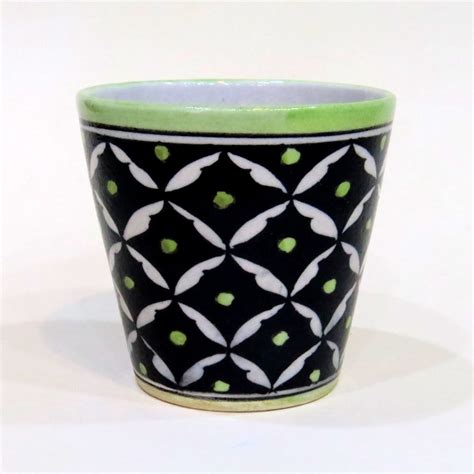 Aurea Blue Pottery Table Top/Window Planter or Flower Pot 5" : Amazon ...