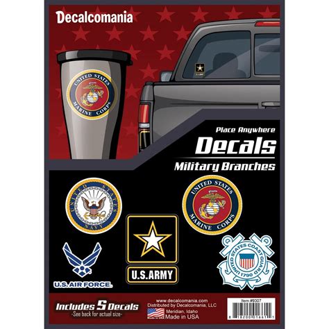 U.S. Military Logo Branches Marine Corps Army Air Force Coast Guard ...