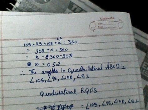 Given that the quadrilateral ABCD is similar to the quadrilateral POARS ...