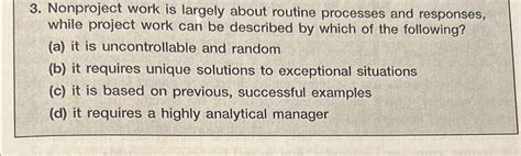 Image result for Simple Non-Routine Project Work