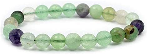 Buy Reiki Crystal Products Natural Green Fluorite 8 mm Round Bead ...
