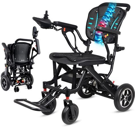 Amazon.com: Tripaide Lightweight Foldable Electric Wheelchair for Adults and Seniors Weight 40 ...