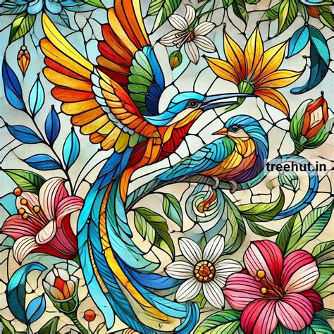 Spring Stain Glass Painting Ideas