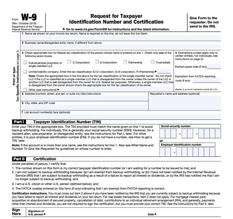 Image result for Printable PDF W9 Form