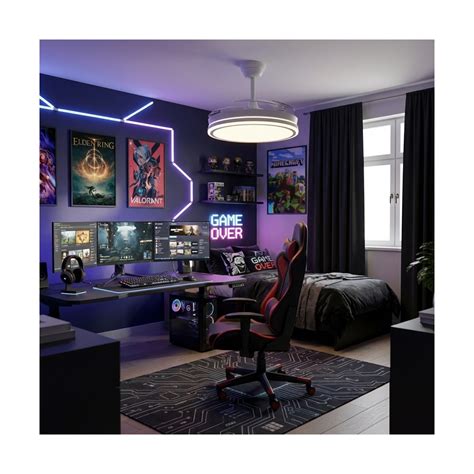 Ventilador LED Supereco Night EVO 60W 6300Lm CCT - CristalRecord